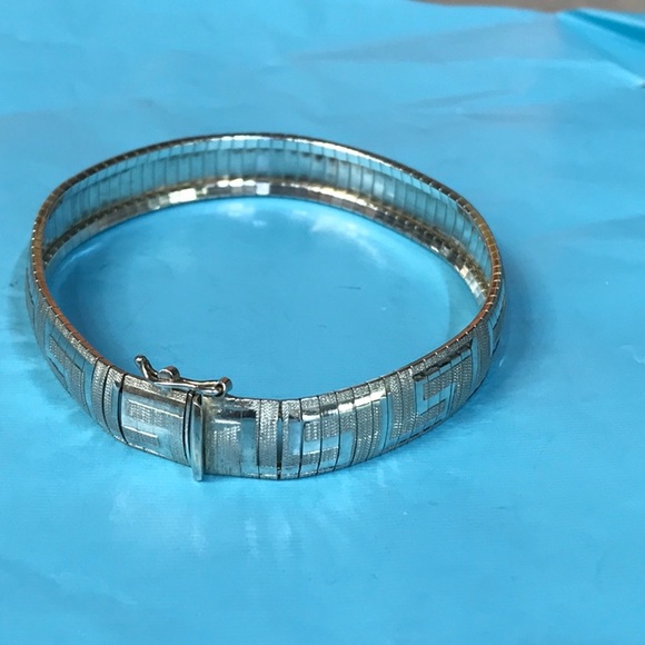 Sterling Silver Flexible Bracelet - Picture 3 of 3